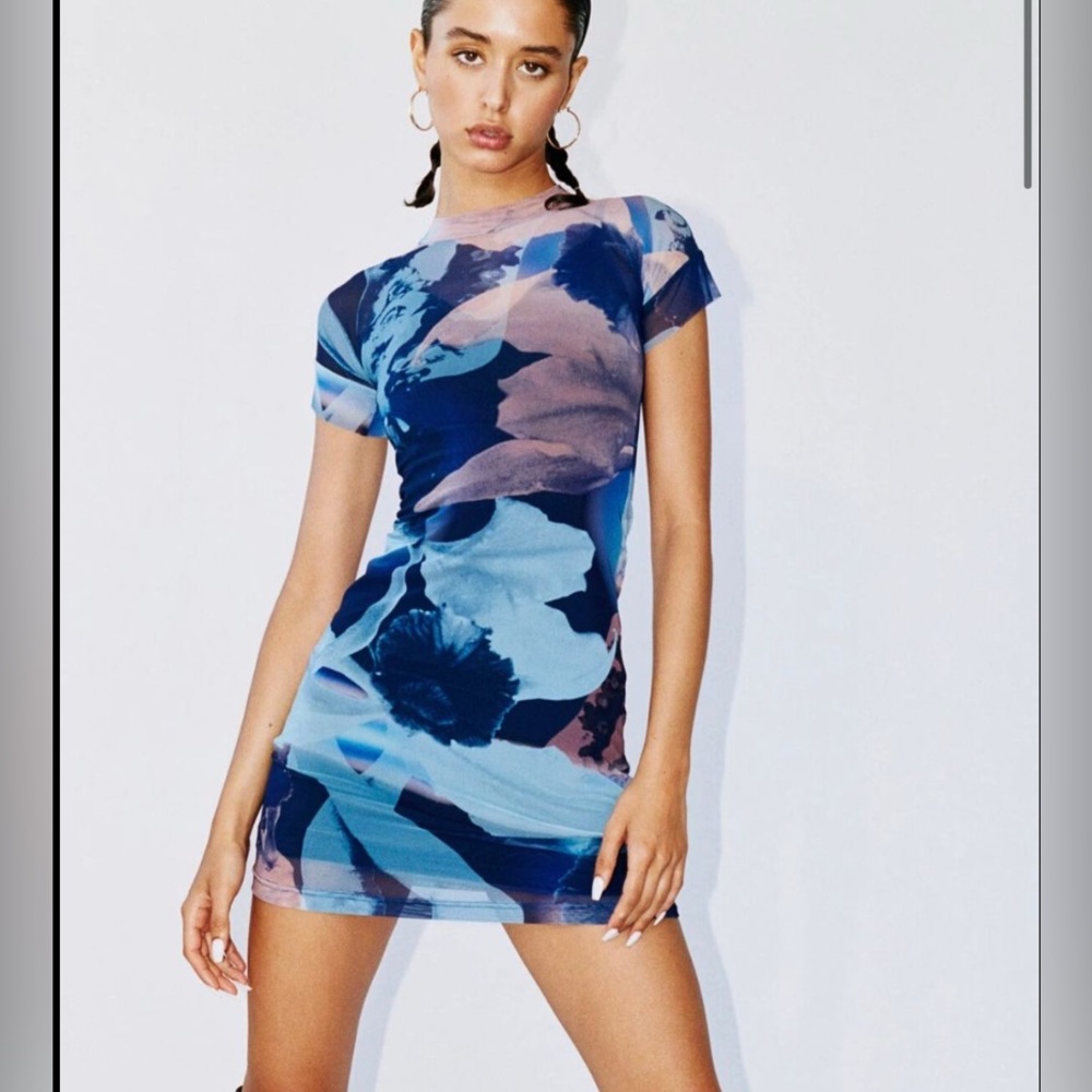Mini sheer with jene dress (no slip)